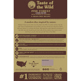Taste of the Wild Pine Forest con Venado y Legumbres