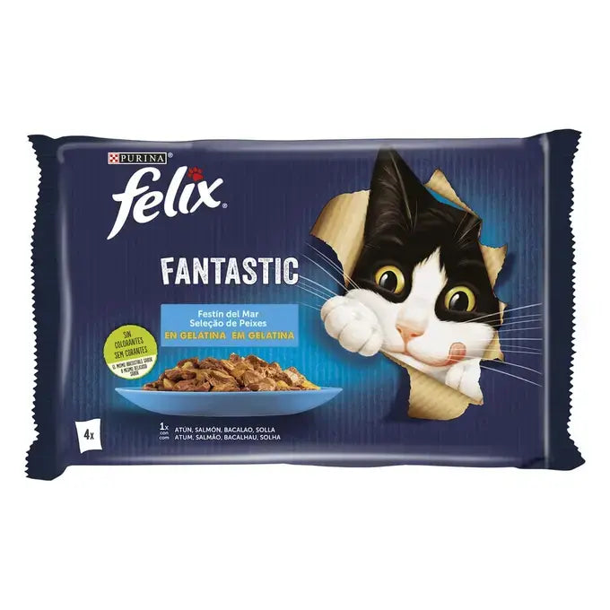 Felix Fantastic Festín del Mar en Gelatina