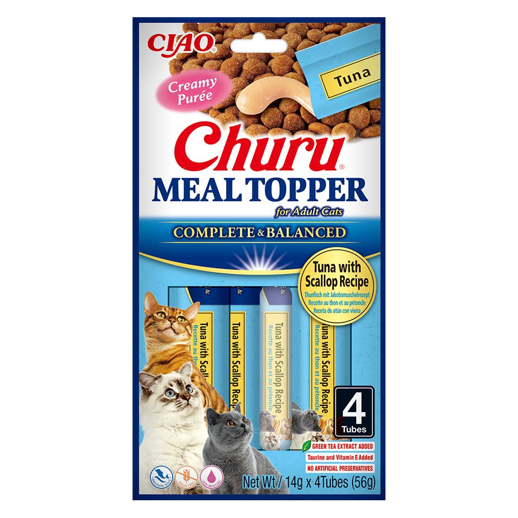 Churu Cat Meal Topper Atún Con Vieira