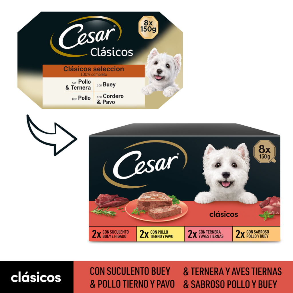 Cesar Multipack Clásicos en Paté