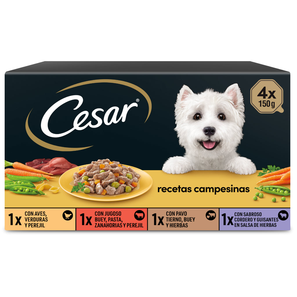 Cesar Multipack Recetas Campesinas Selección 4 en Salsa