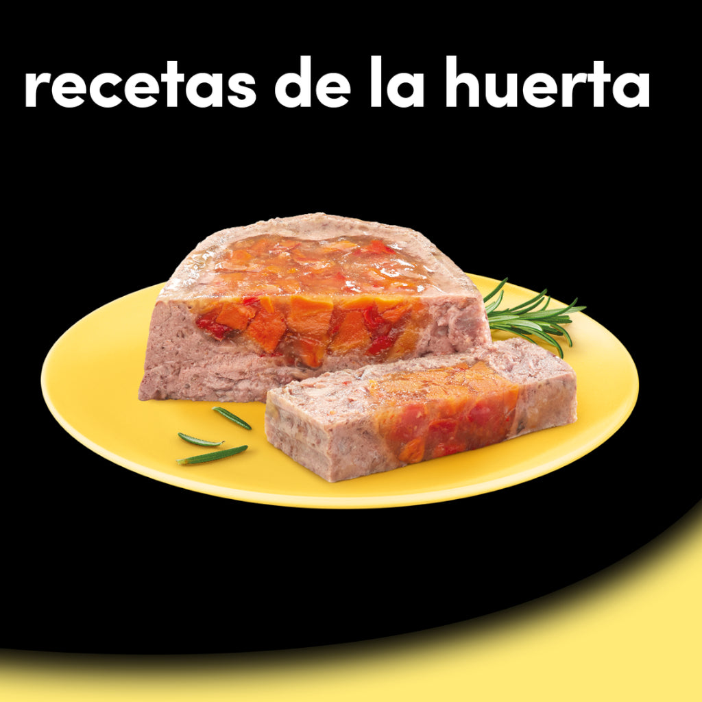 Cesar Recetas de la Huerta Pollo en Paté y Verduritas en Gelatina