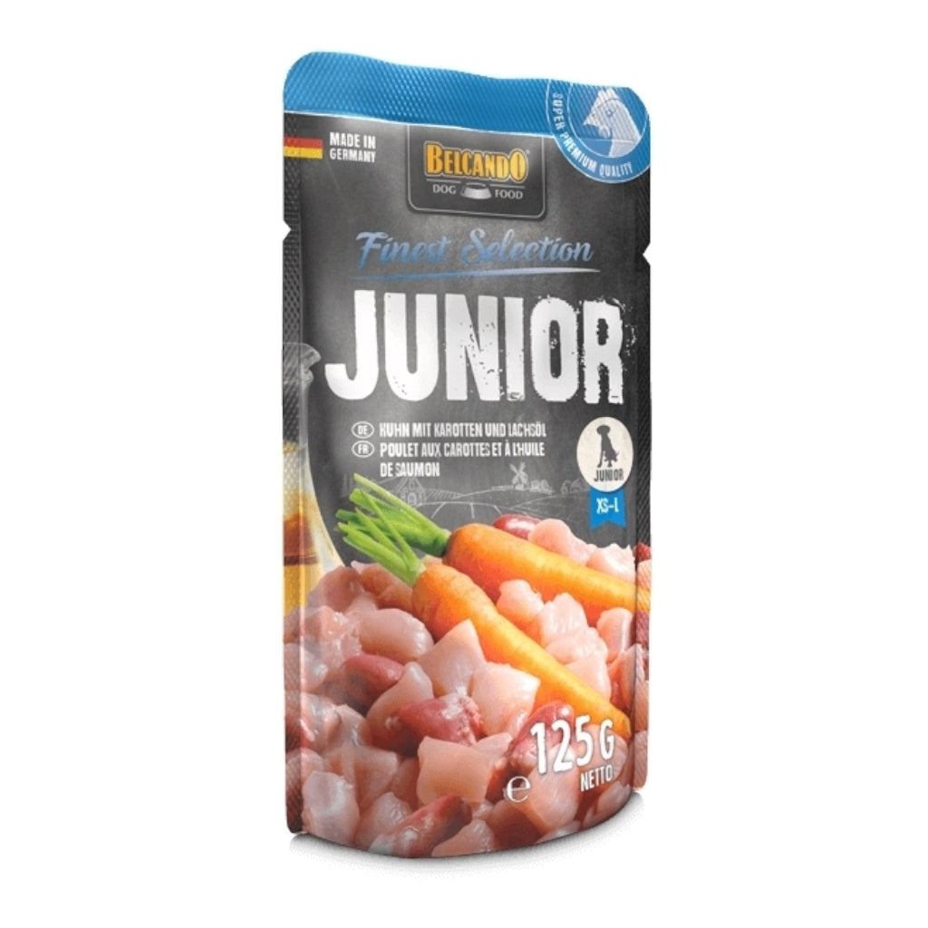 Belcando Junior Pollo con Zanahorias y Aceite de Salmón