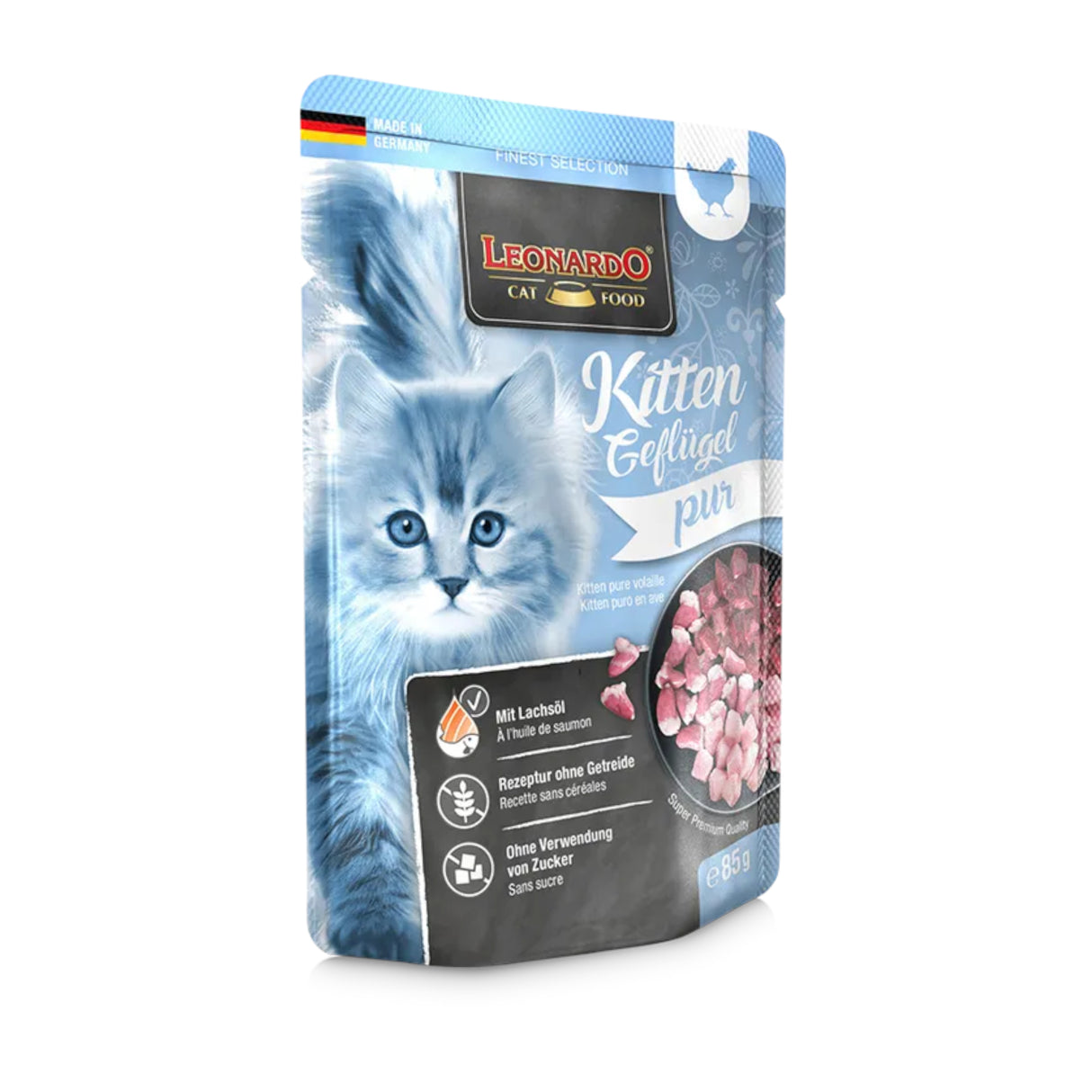 Leonardo Alimento Húmedo Pouch Kitten Ave