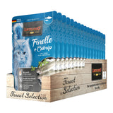 Leonardo Alimento Húmedo Pouch Gato Menu de Trucha & Menta de Gato