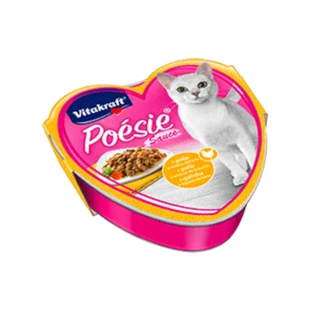 Vitakraft Poésie Sauce con Pavo en Salsa de Queso 85 g