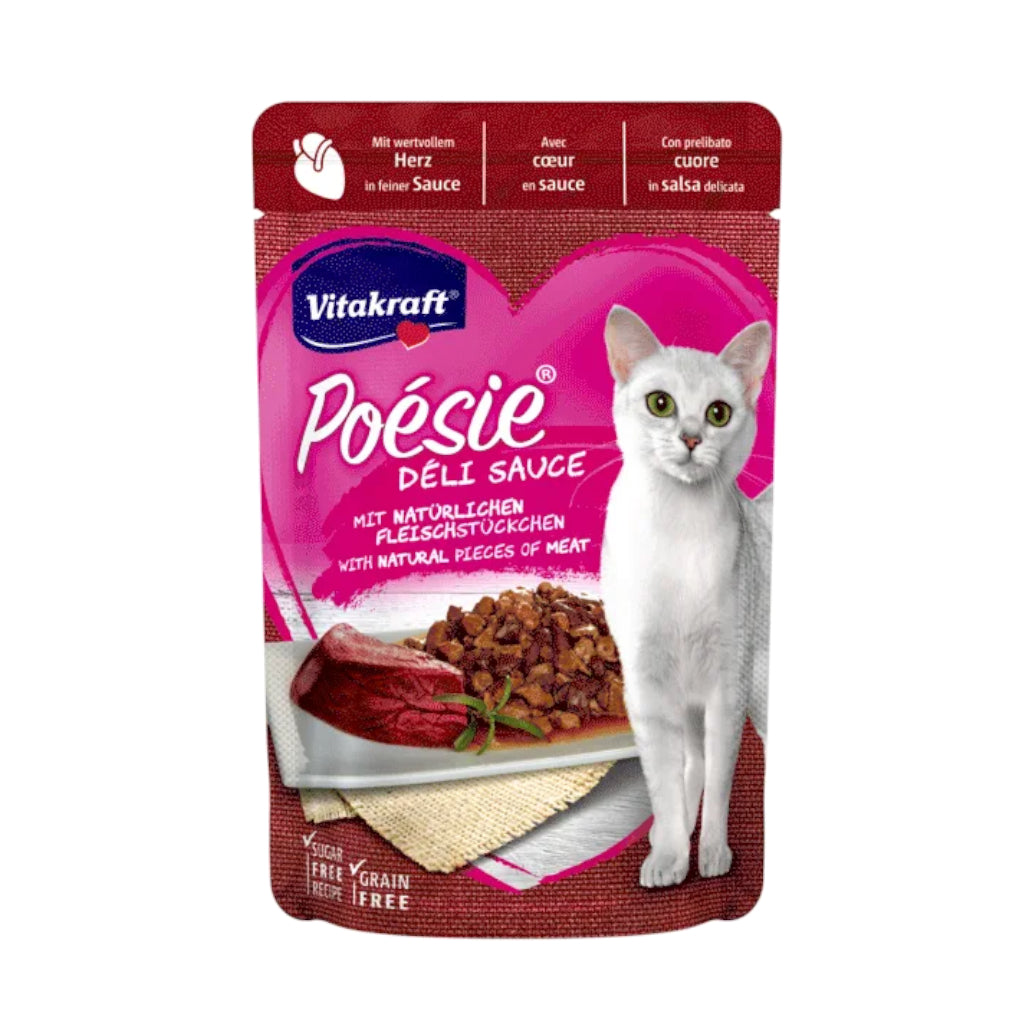 Vitakraft Poésie Déli Sauce con Jugosa Pechuga de Pavo 85 g