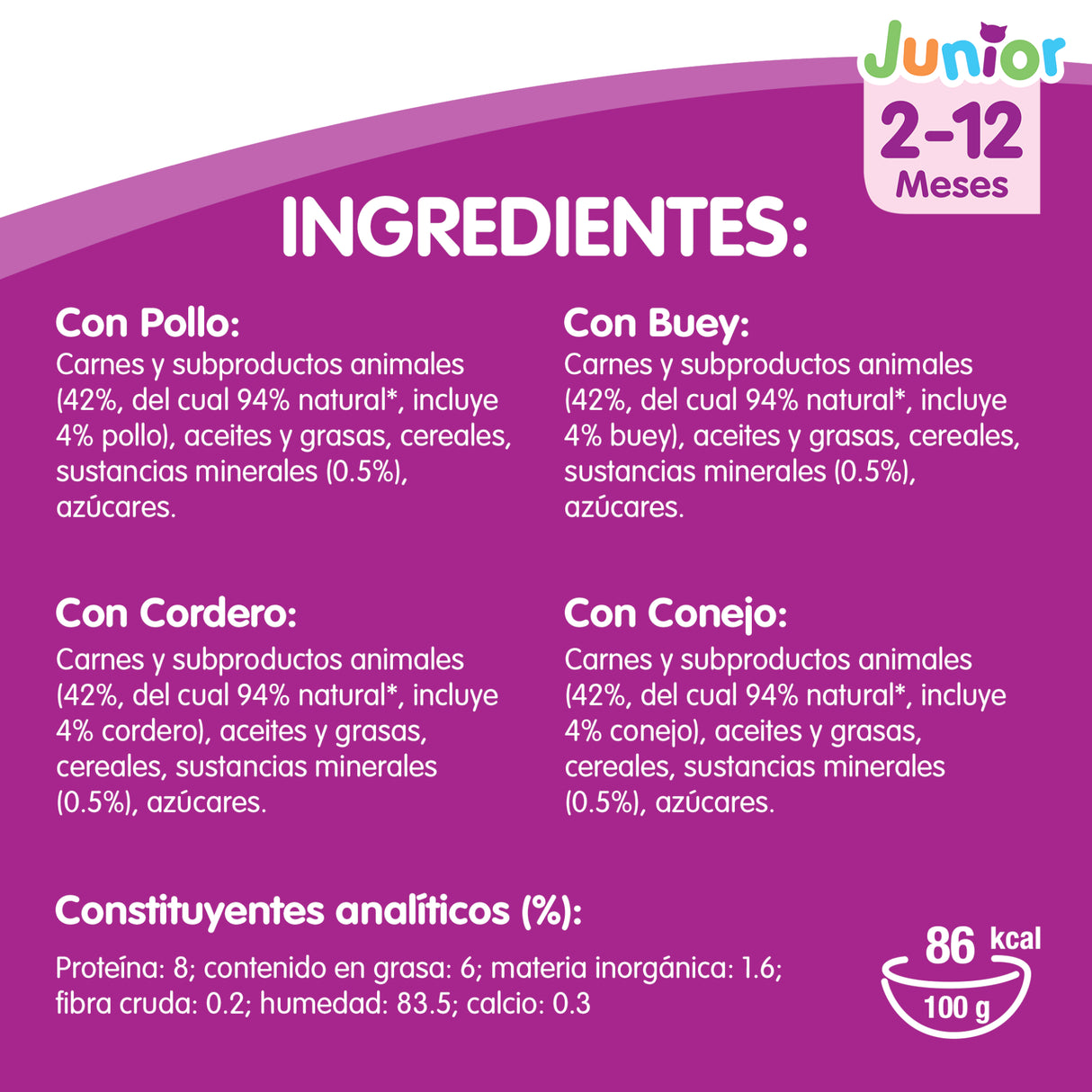 Whiskas Junior Selección Cláscios en Salsa