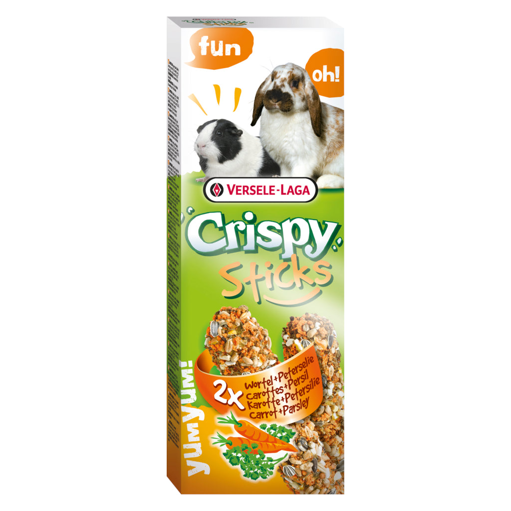 Versele-Laga Crispy Sticks Conejos-Cobayas Zanahoria & Perejil