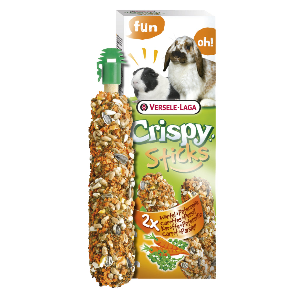 Versele-Laga Crispy Sticks Conejos-Cobayas Zanahoria & Perejil