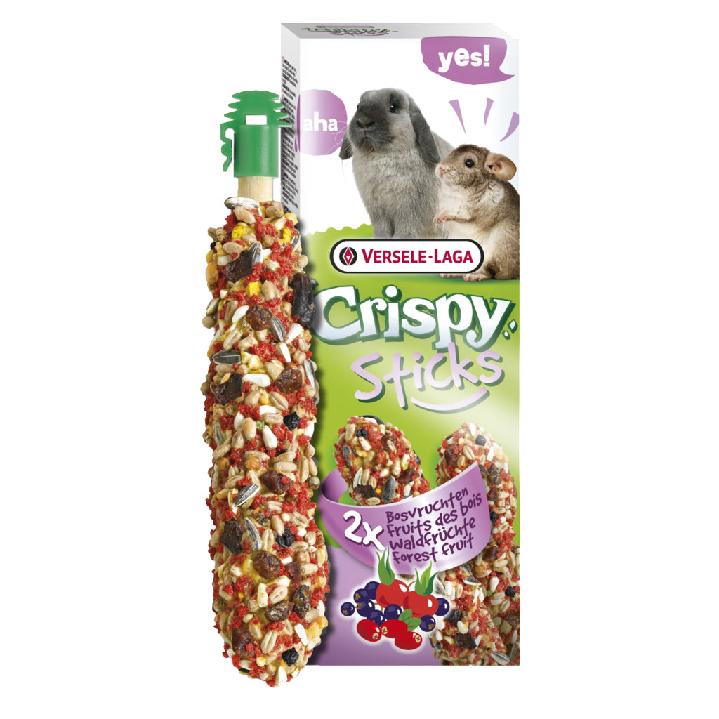 Versele-Laga Crispy Sticks Conejos-Cobayas Fruta del Bosque