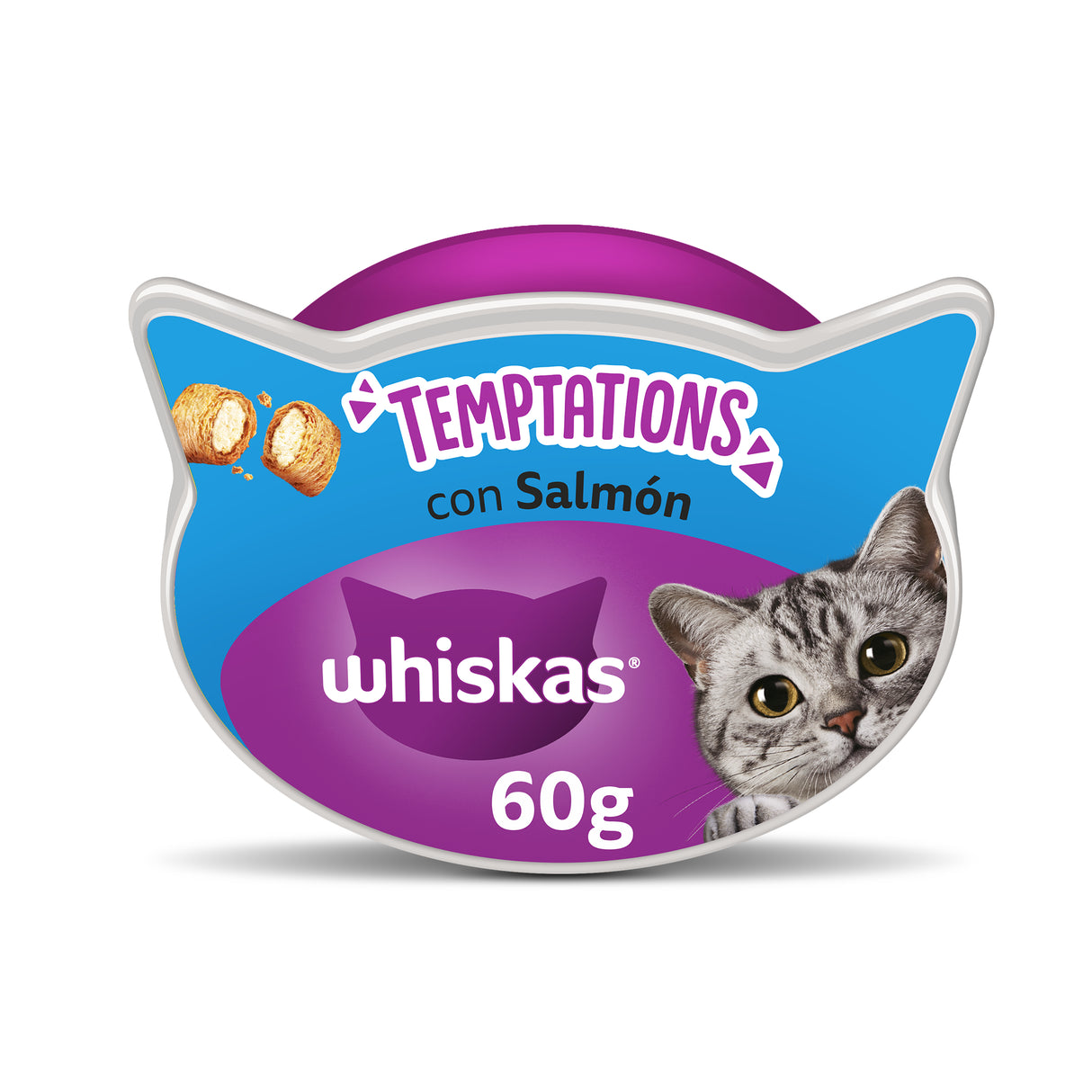 Whiskas Temptations con Salmón