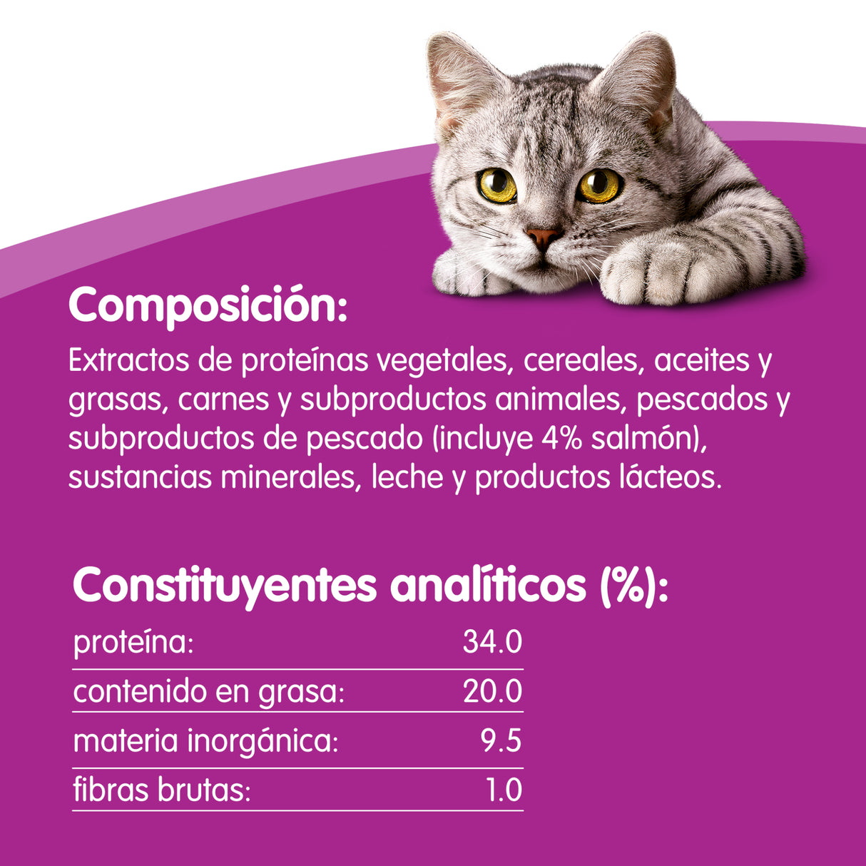 Whiskas Temptations con Salmón
