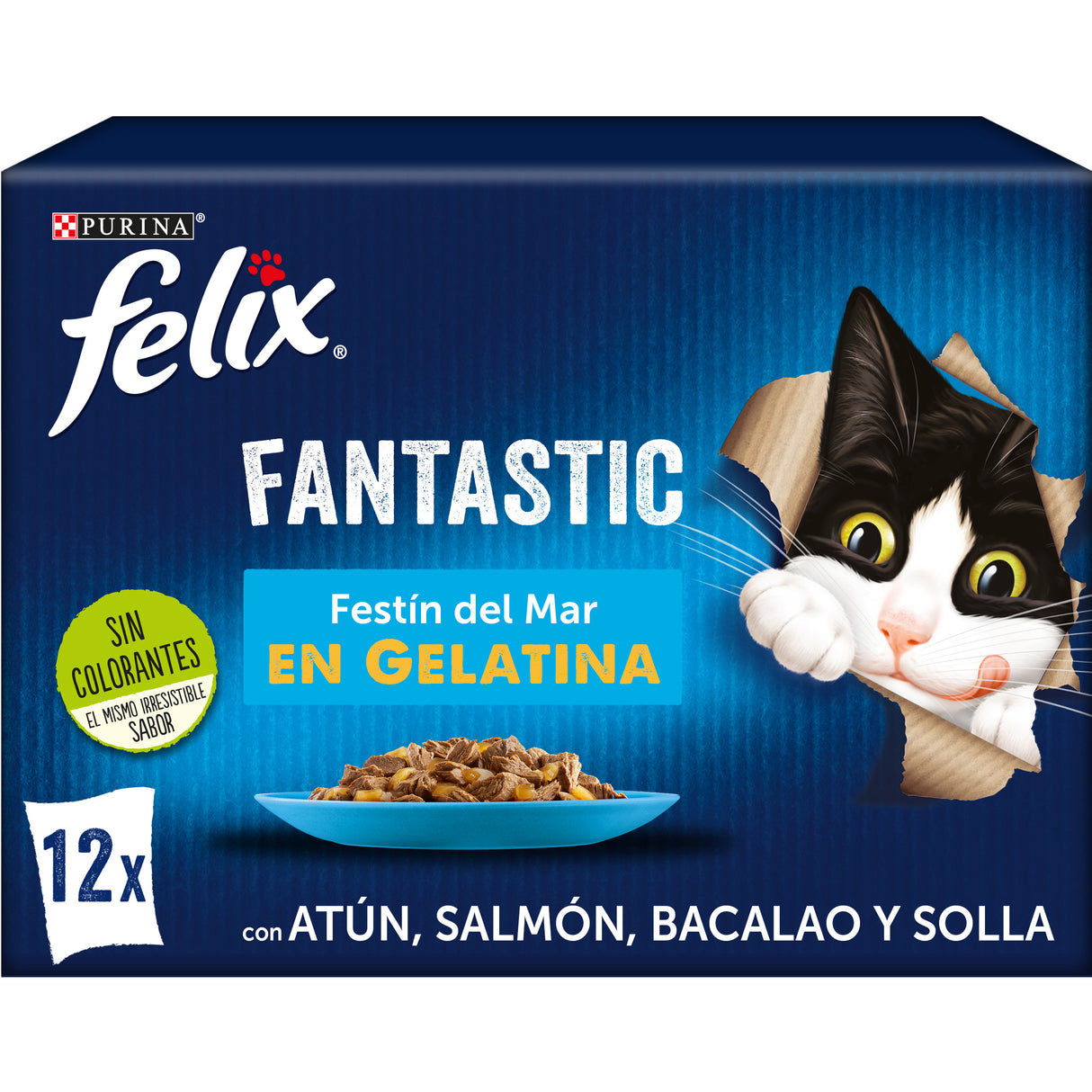 Felix Fantastic Festín del Mar en Gelatina