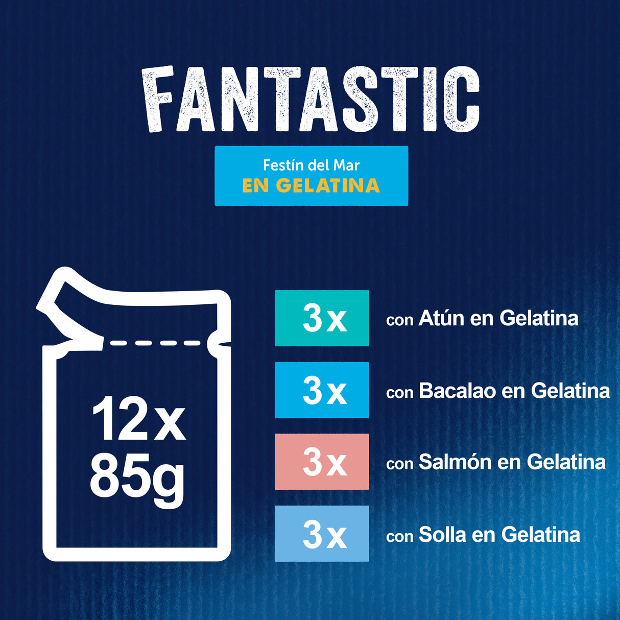 Felix Fantastic Festín del Mar en Gelatina