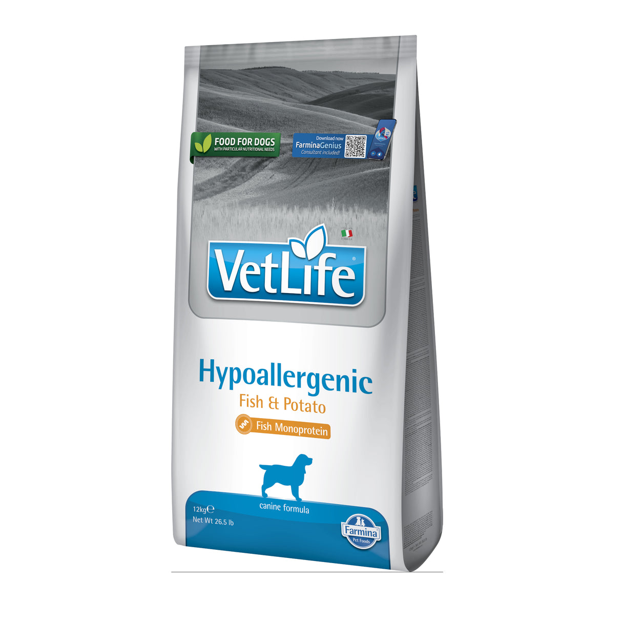 Farmina Vet Life Natural Diet Dog Hypoallergenic Fish & Potato