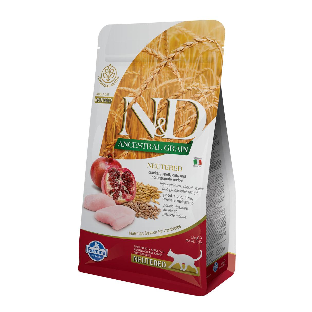 Farmina N&D Cat Ancestral Grain Neutered - Pollo Adult