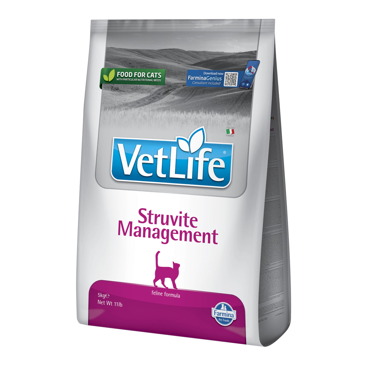 Farmina Vet Life Natural Diet Cat Management Struvite
