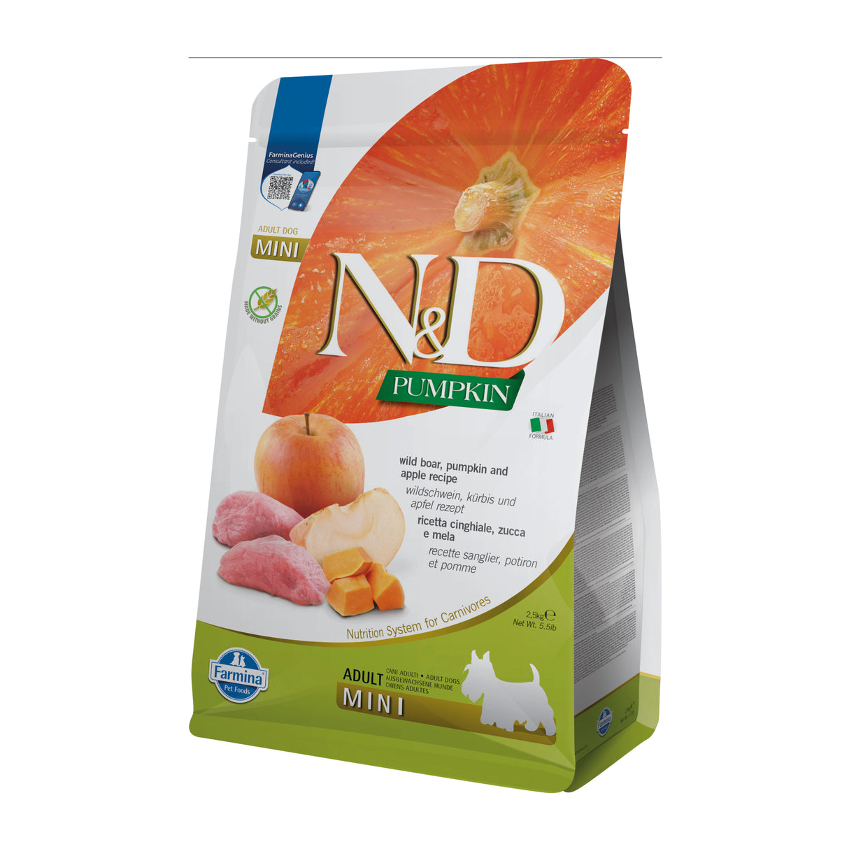 Farmina N&D Dog Pumpkin Jabali & Manzana Adult Mini