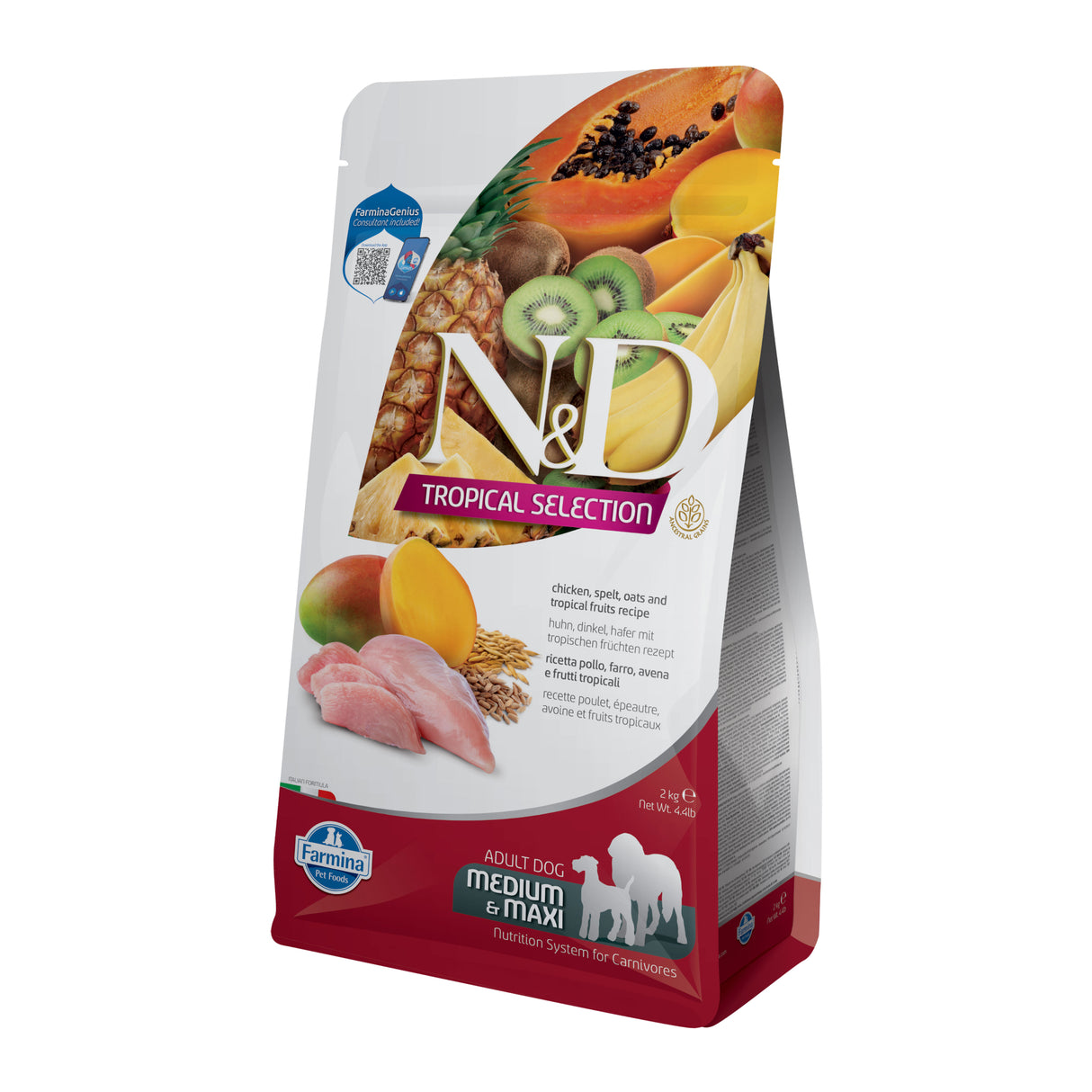 Farmina N&D Dog Tropical Selection Pollo Adult Medium/Max