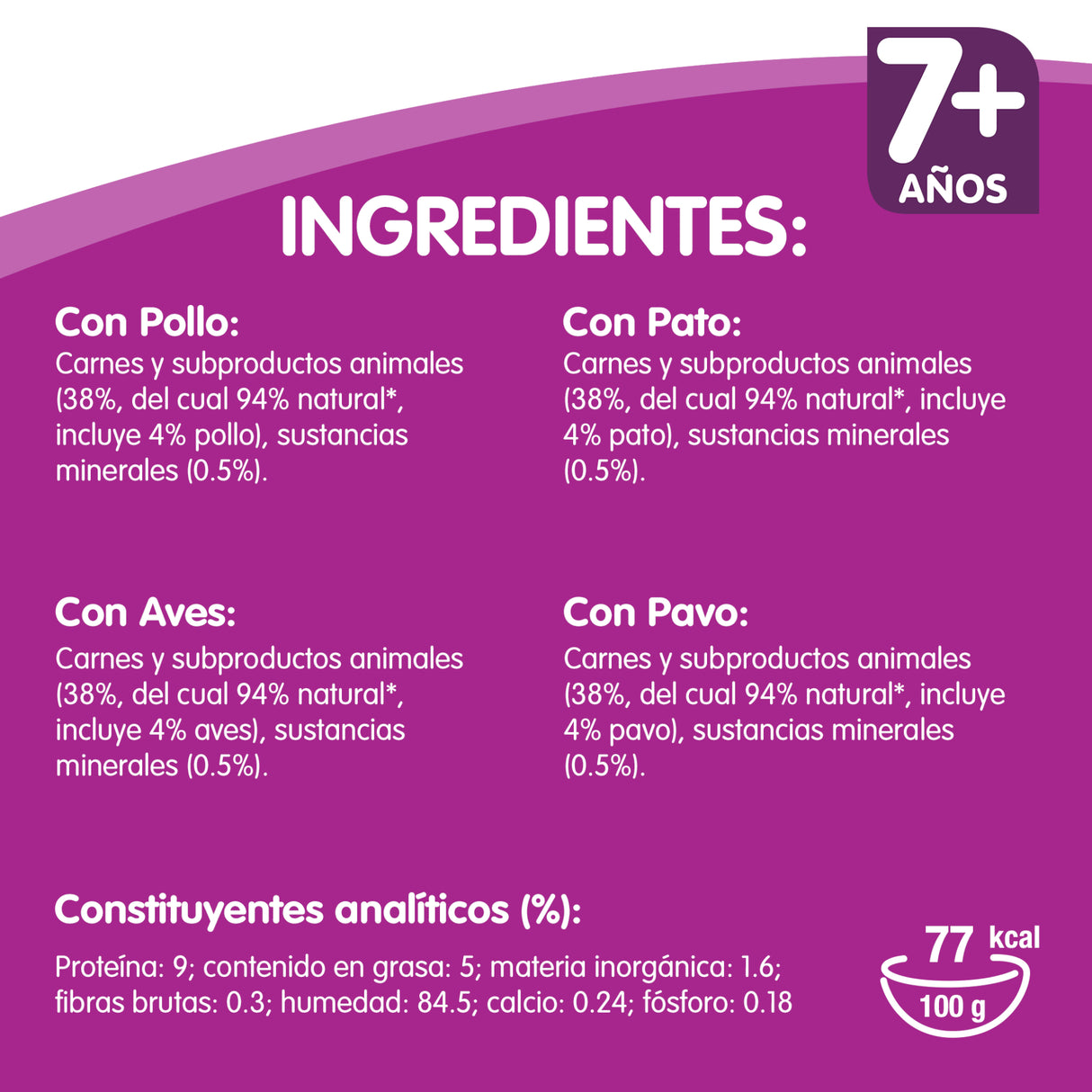 Whiskas Selección de Aves en Gelatina +7