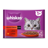 Whiskas Comida Húmeda para Gatos Adultos Selección Clásicos en Salsa
