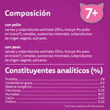 Whiskas Comida Húmeda para Gatos Senior Selección Aves en Gelatina