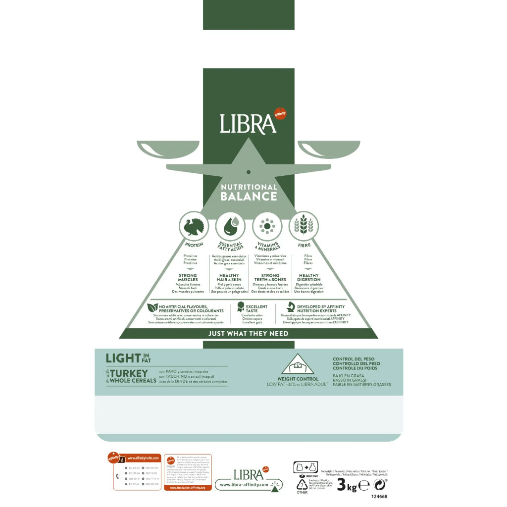 Libra Adult Light In Fat con Pavo y Cereales Integrales