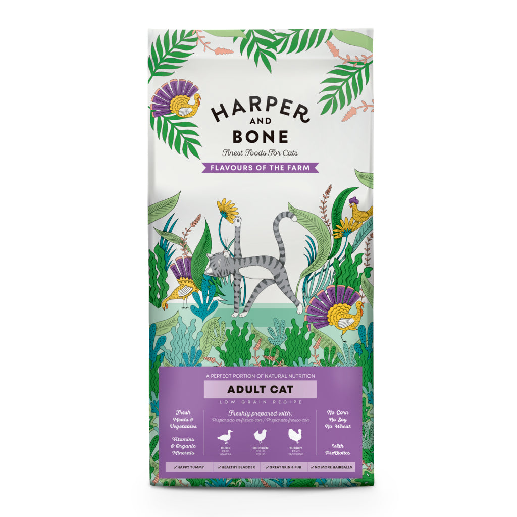 Harper & Bone Cat Adult Flavours Farm