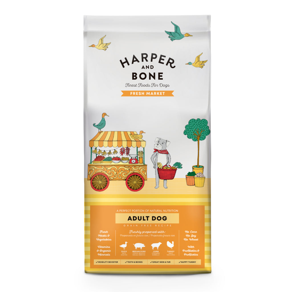 Harper & Bone Dog Adult Medium & Large Fresh Market