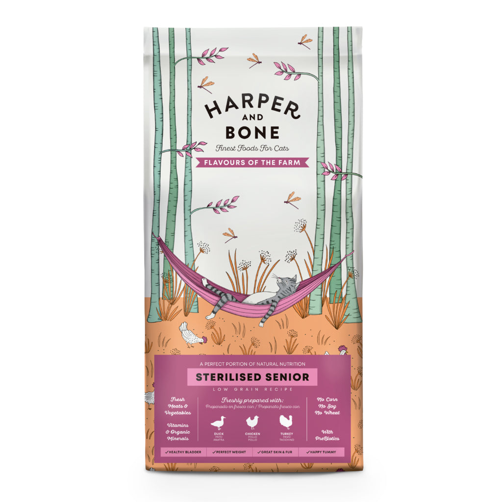 Harper & Bone Cat Senior Sterilised Flavours Farm
