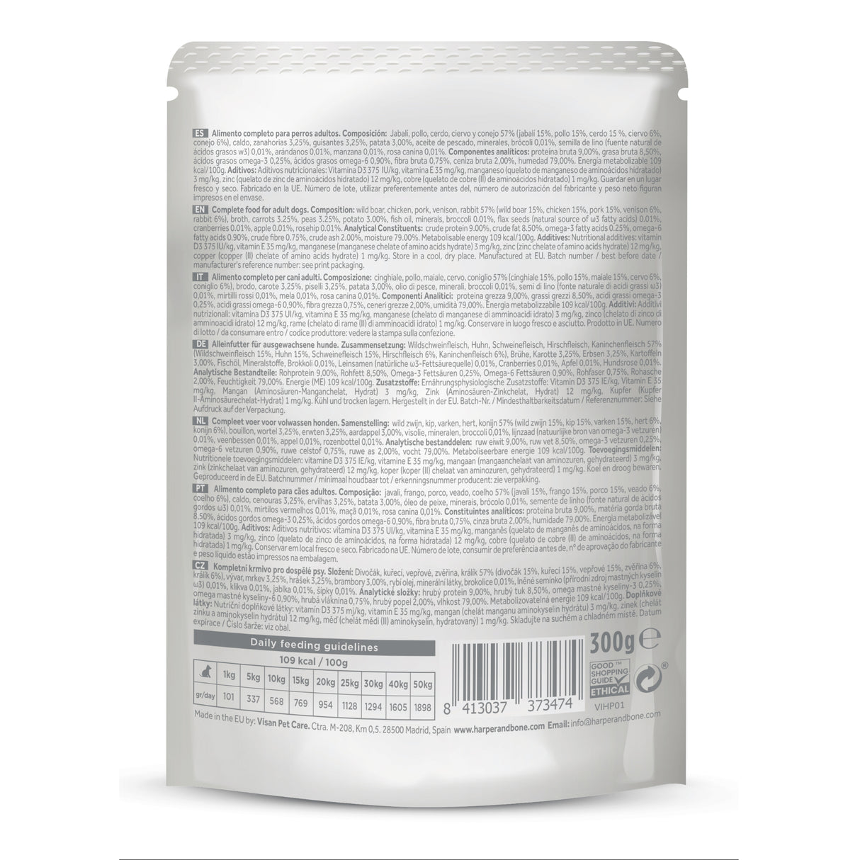 Harper & Bone Dog Pouch Wild Mountain