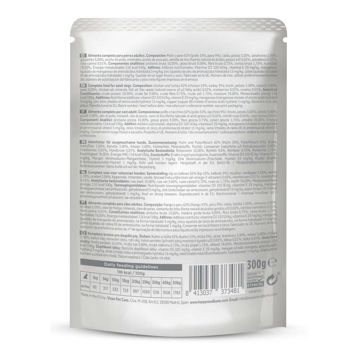 Harper & Bone Dog Pouch Flavours Farm