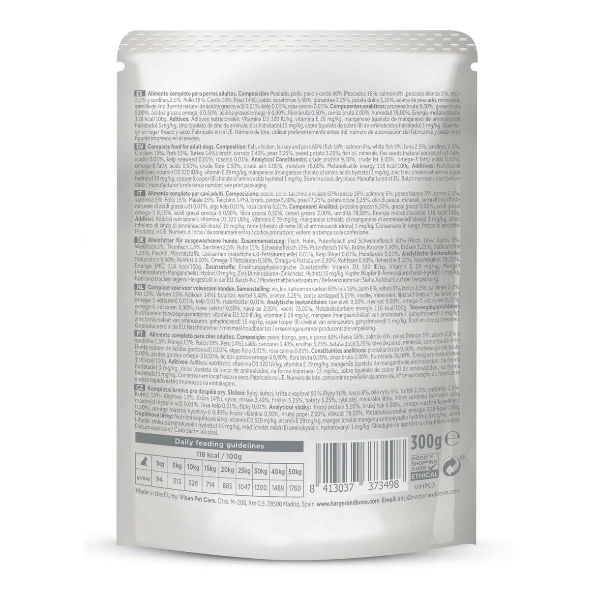 Harper & Bone Dog Pouch Ocean Wonders