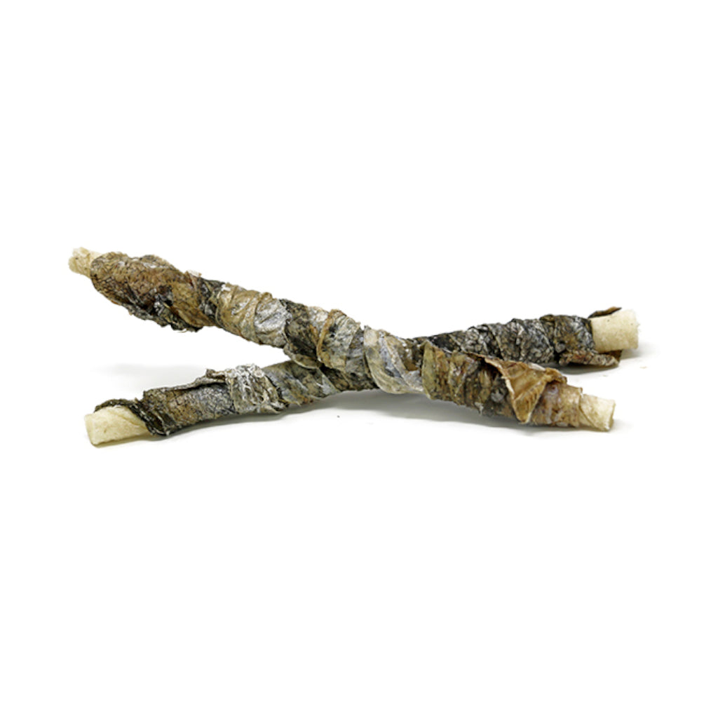 Biozoo Stick de Cuero Trenzado Piel de Pescado