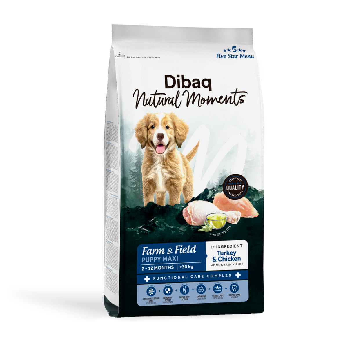 Dibaq Natural Moments Dog Farm&Field Puppy Maxi