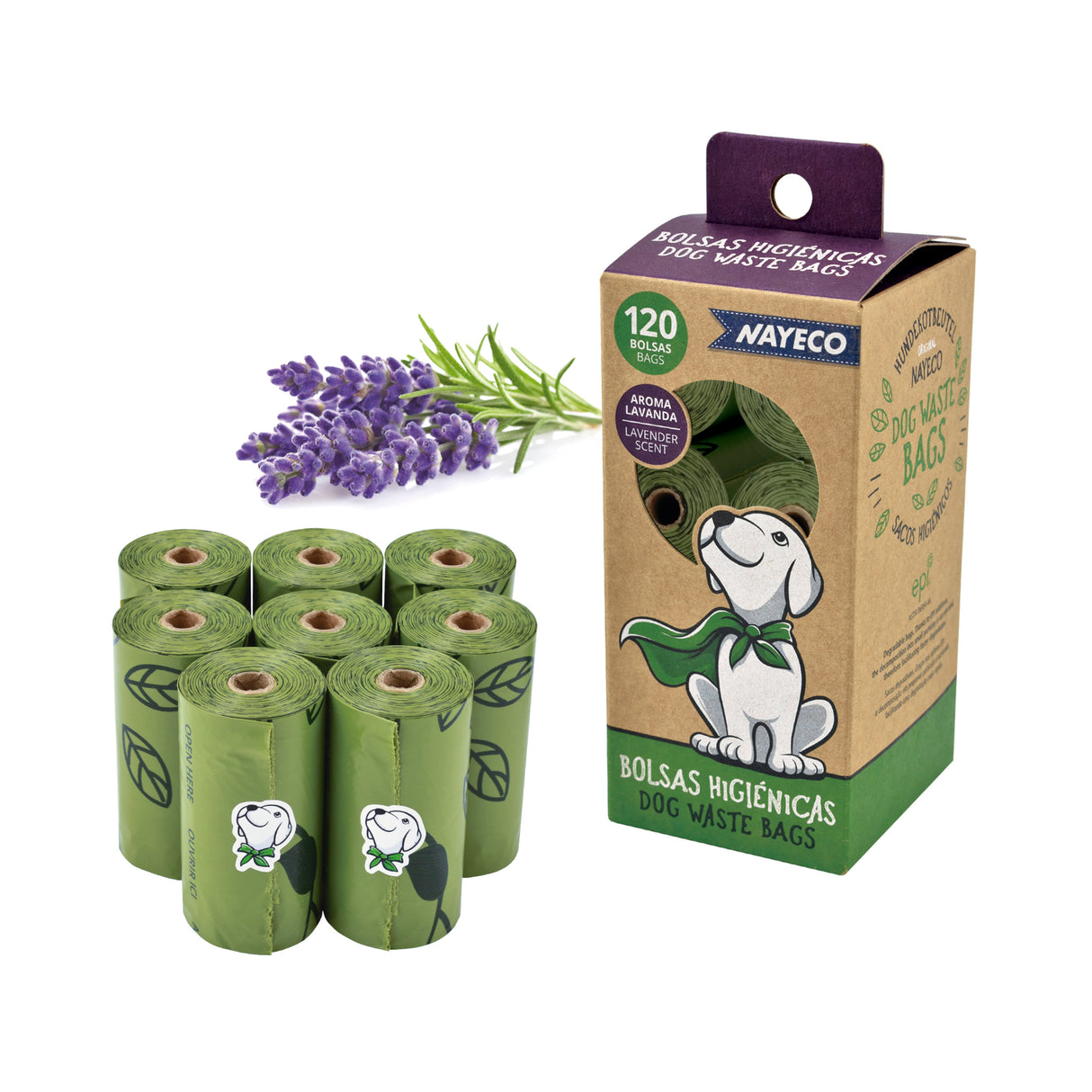 Nayeco Bolsas Higiénicas Con Aroma A Lavanda