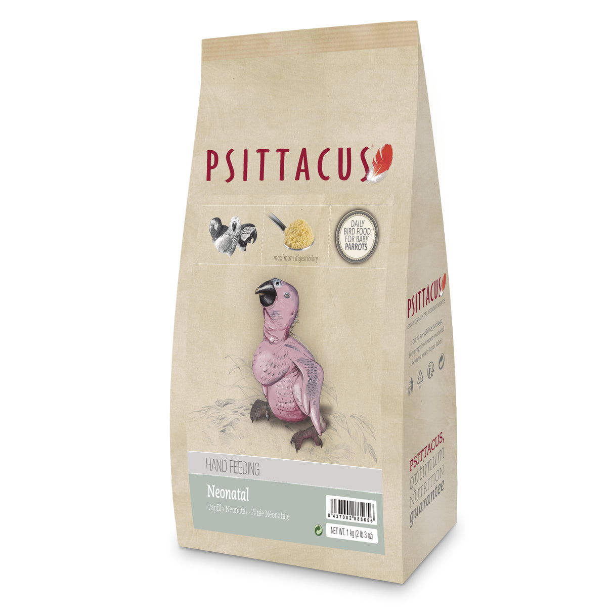 Psittacus Papilla Neonatal para Loros
