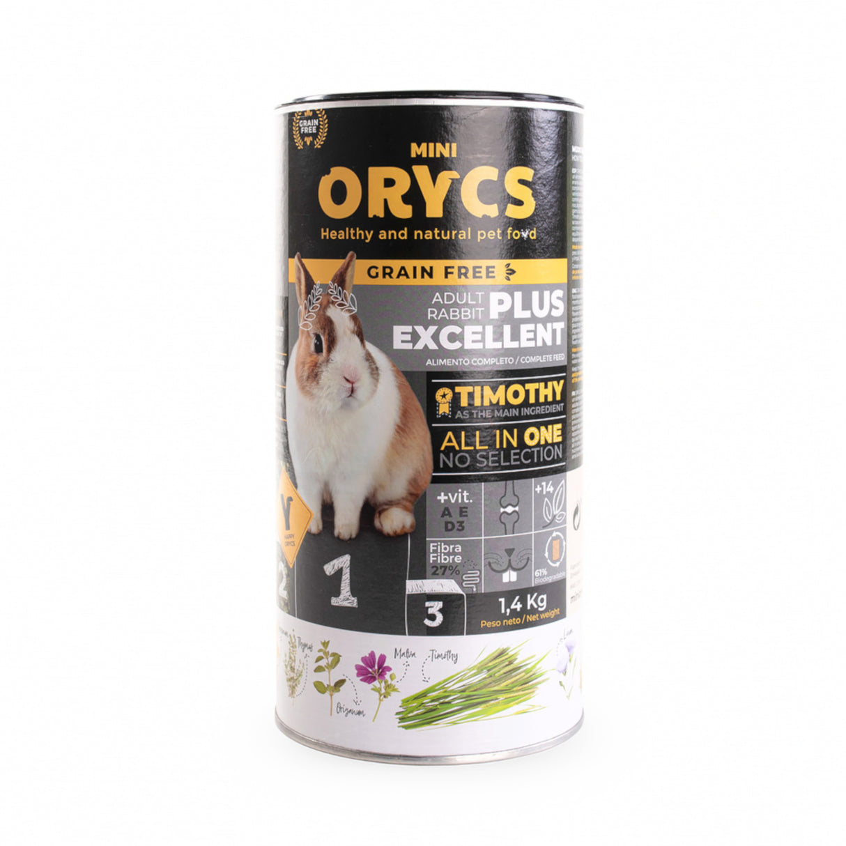 MiniOrycs Adult Plus Grain Free Prevent Rabbit