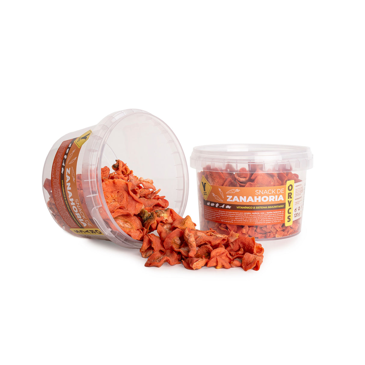 MiniOrycs Snack Zanahoria 130 g