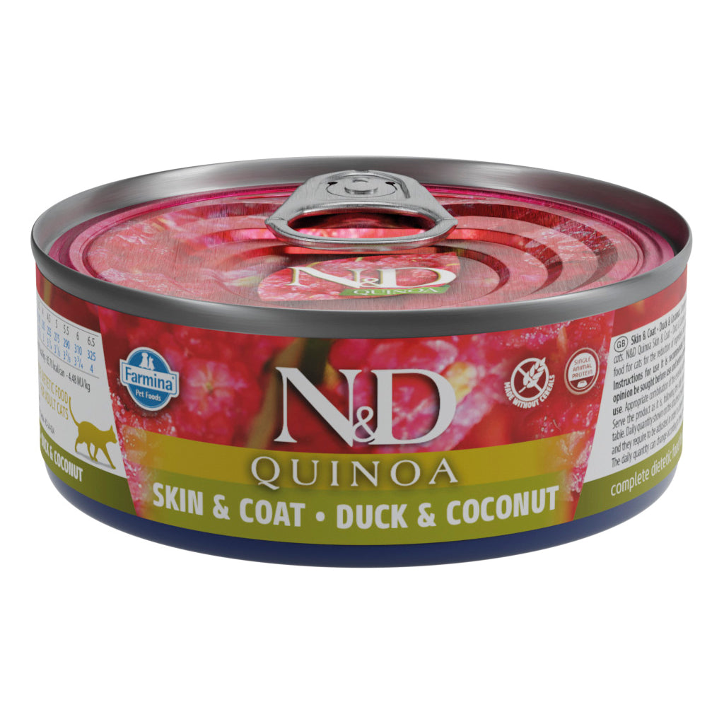 Farmina N&D Cat Quinoa Skin&Coat Pato Y Coco
