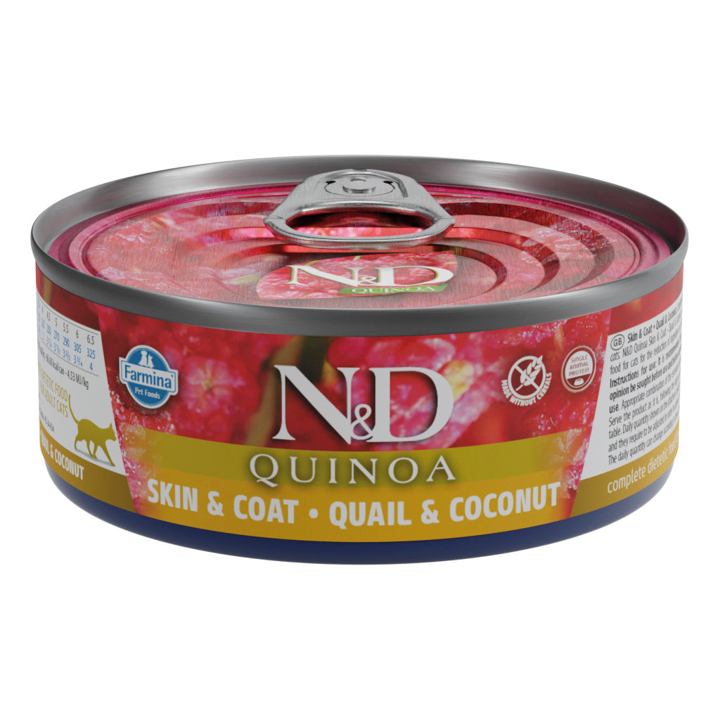 Farmina N&D Cat Quinoa Skin&Coat Codorniz Y Coco