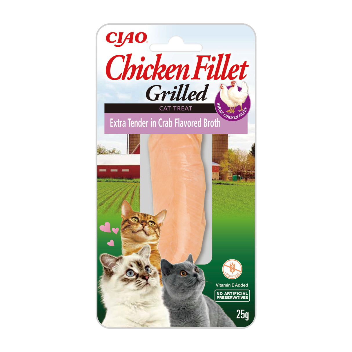 Churu Cat Filete Pollo Tierno Caldo Cangrejo