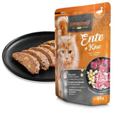 Leonardo Alimento Húmedo Pouch Gato Menu de Pato & Queso